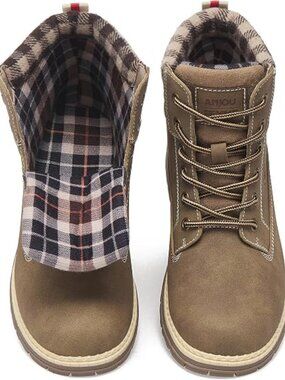 Womens Ankle Boots Lightweight Snow Winter Boots for Trekking Walking